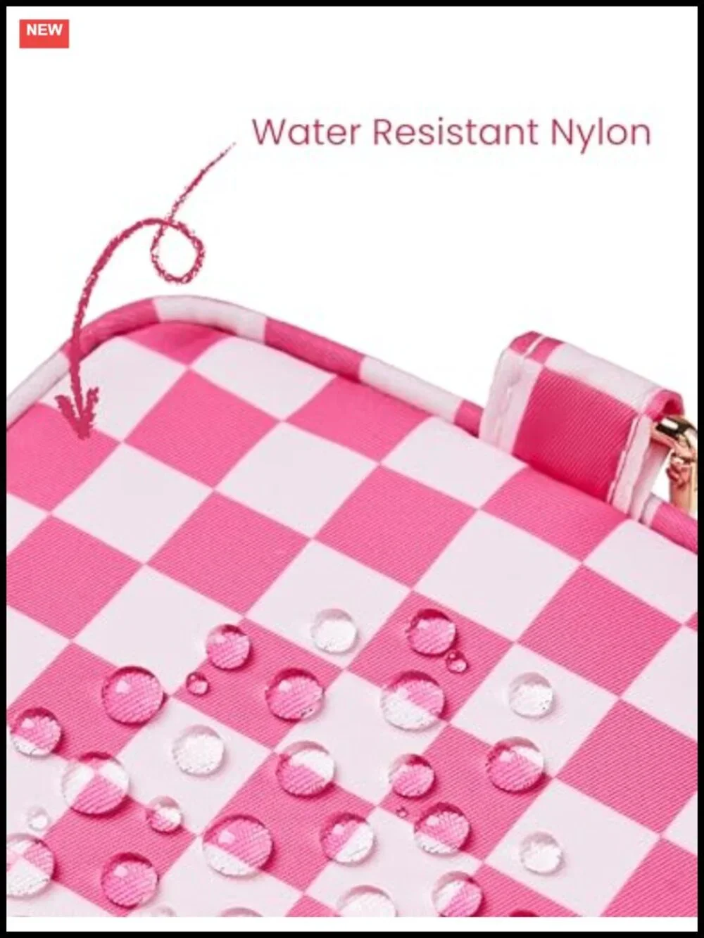 Clear Makeup Bag for Purse - Mini Cosmetic Pouch Travel Organizer 2 Pack Nylon
